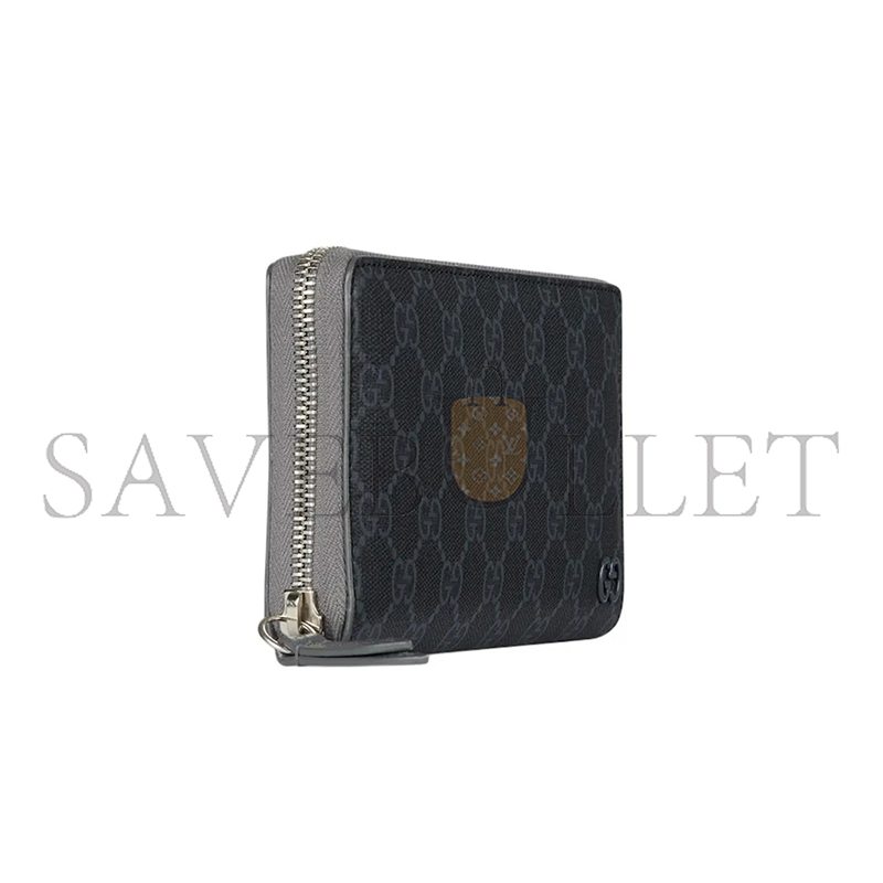 GUCCI INTERIOR GG ZIP AROUND WALLET 856562 (19*10.5*2.5cm)